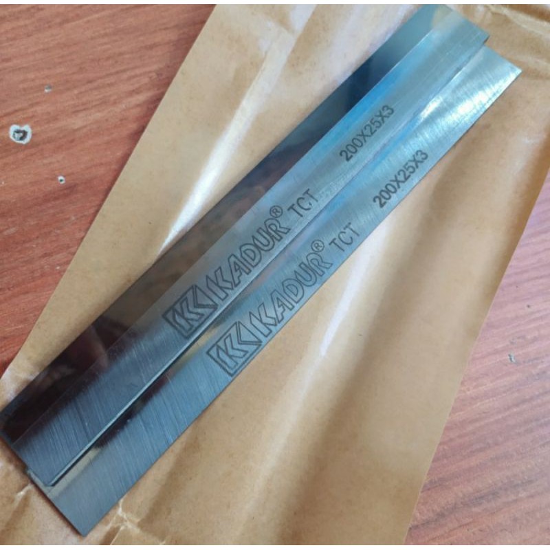 Pisau serut planer 250 X 25 X 3 Mm KADUR TCT Planer Knife TCT