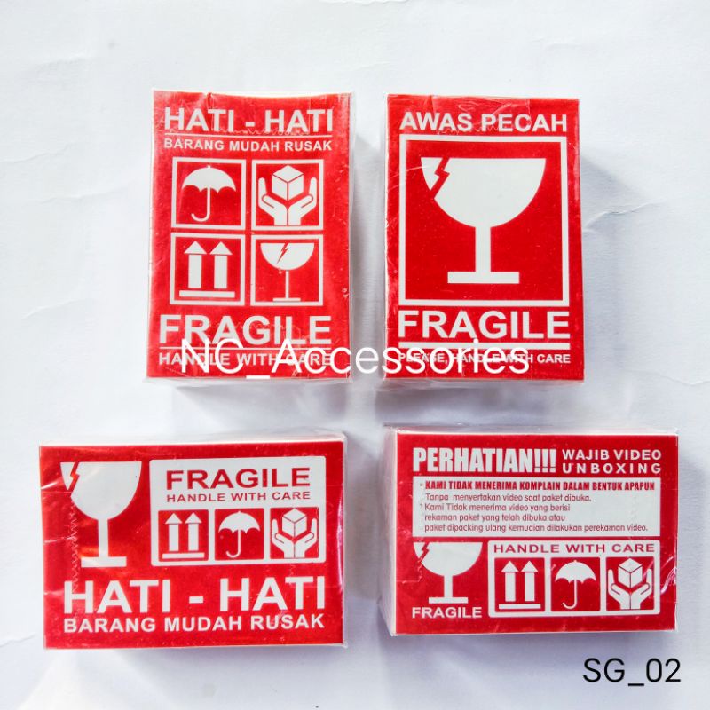 

STIKER LABEL PENGIRIMAN / STIKER FRAGILE / STIKER PACKING / STIKER UNBOXING SG_02