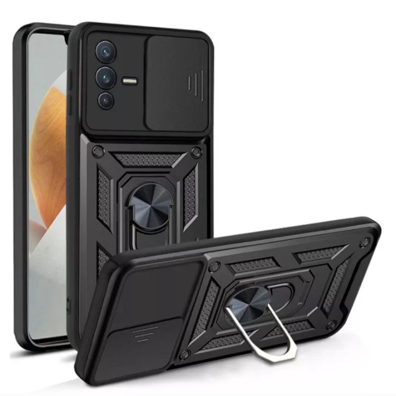 Casing Vivo V23 / Vivo V23e Case Window Protect Slim Cover Hard Soft