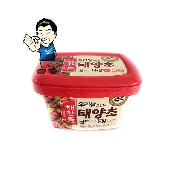 

Sambal-Aneka- Haechandle Gochujang / Sambal Pasta Korea/ Hot Pepper Paste- 500Gr -Aneka-Sambal.