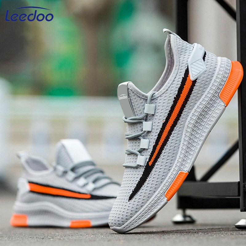 Leedoo Sepatu Sneakers Running Pria Lentur MR113-2