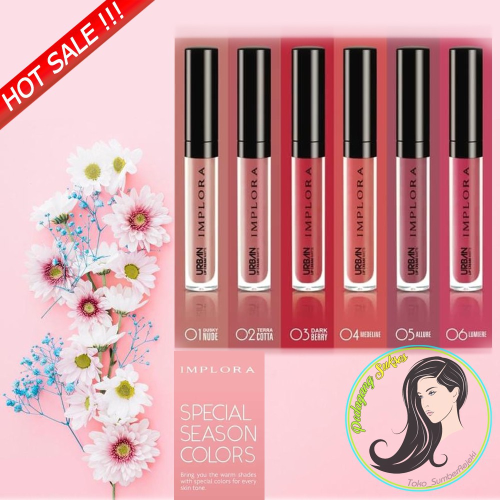 Implora Urban Lip Cream Matte Original Bpom Shopee Indonesia