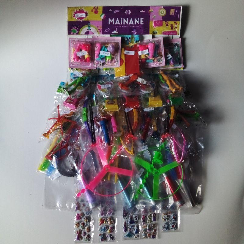 Mainan Rentengan Isi 50 Pcs Serba 5000 Murah Rencengan Edukasi Anak Paket Usaha Cepat Sak Dermo