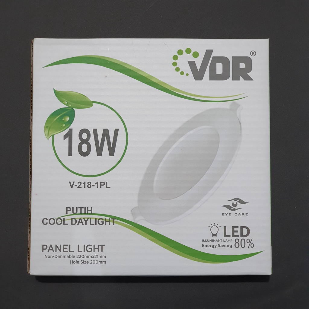 Lampu Downlight LED Panel 18 Watt VDR