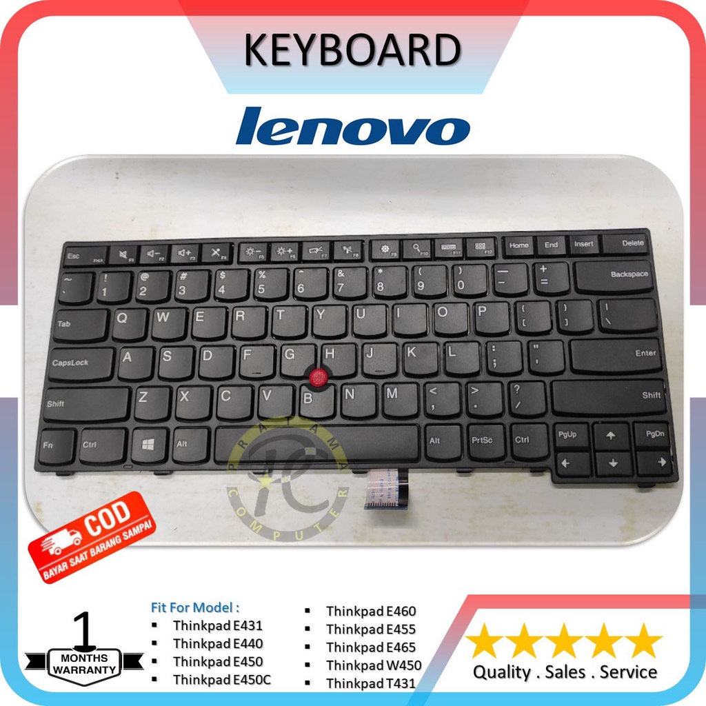 Keyboard Lenovo Thinkpad E431 E440 E450 E450C E455 E460 E465 W450 T431 T431S T440 T440P T440S T450