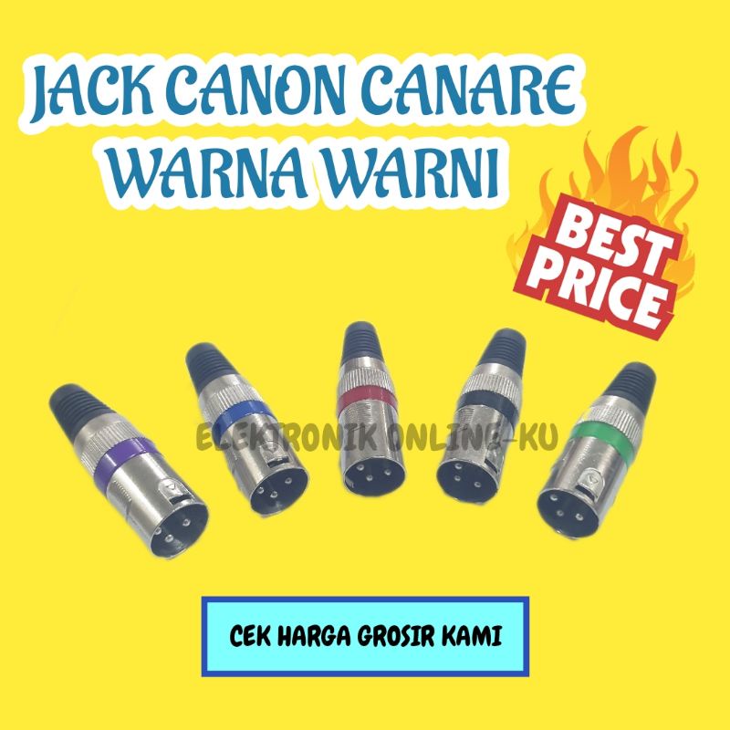 JACK CANON CANARE WARNA WARNI