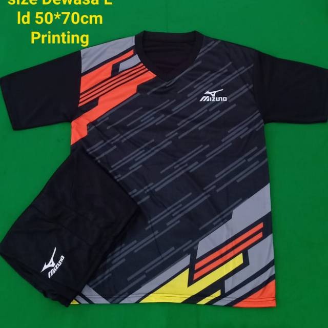 1 set Pakaian Olahraga Baju voli mizuno set celana allsize L