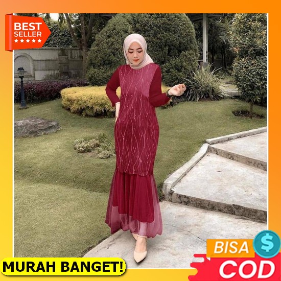 Baju Wanita Gamis Terbaru Setelan Wanita 2022 / Ir Fashion / Flash Sale / Termurah / Terlaris / Mode