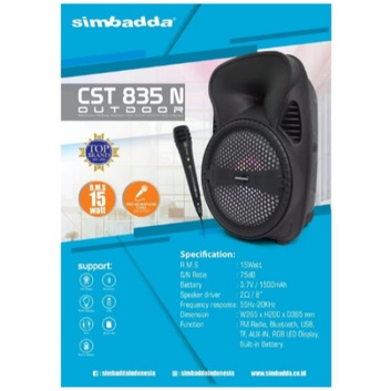 Speaker Simbadda CST 835N CST35