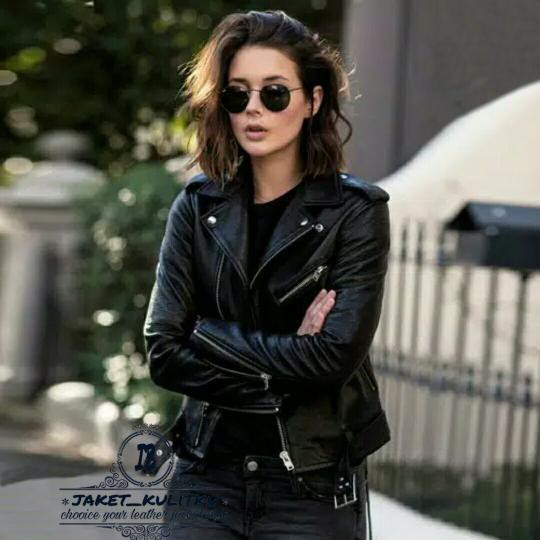Jaket kulit wanita , jaket kulit sintetis wanita , jaket motor wanita , jaket kulit semi wanita