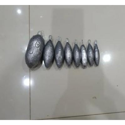 Timah Jantung  Pemberat Mancing J5 - J10 Terbaik