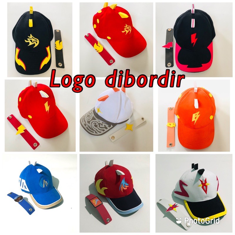 topi boboiboy bordir