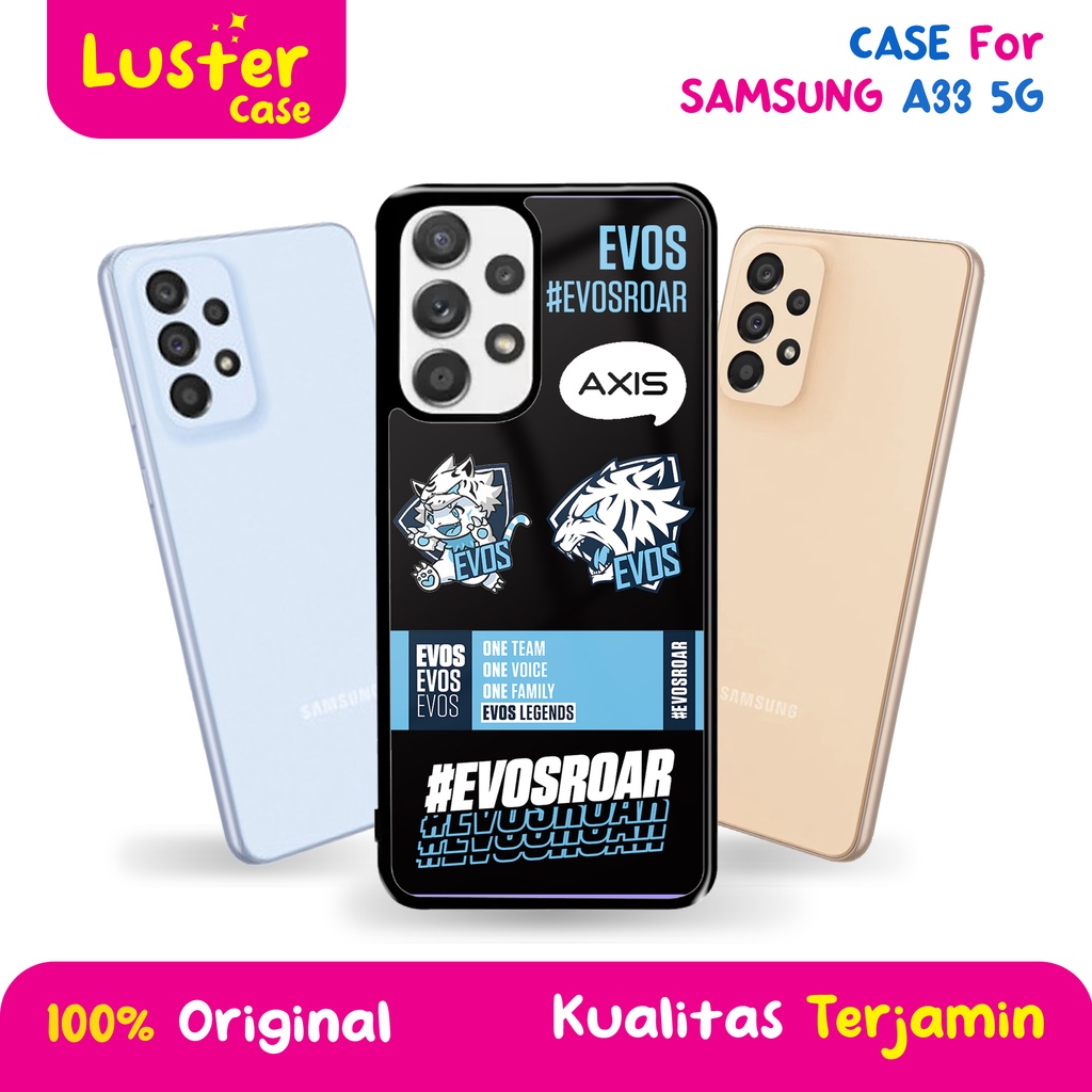 CASE SAMSUNG A33 5G  - Casing SAMSUNG A33 5G Terbaru LUSTER CASE [ MOTIF ESPORTS ] Silikon SAMSUNG A