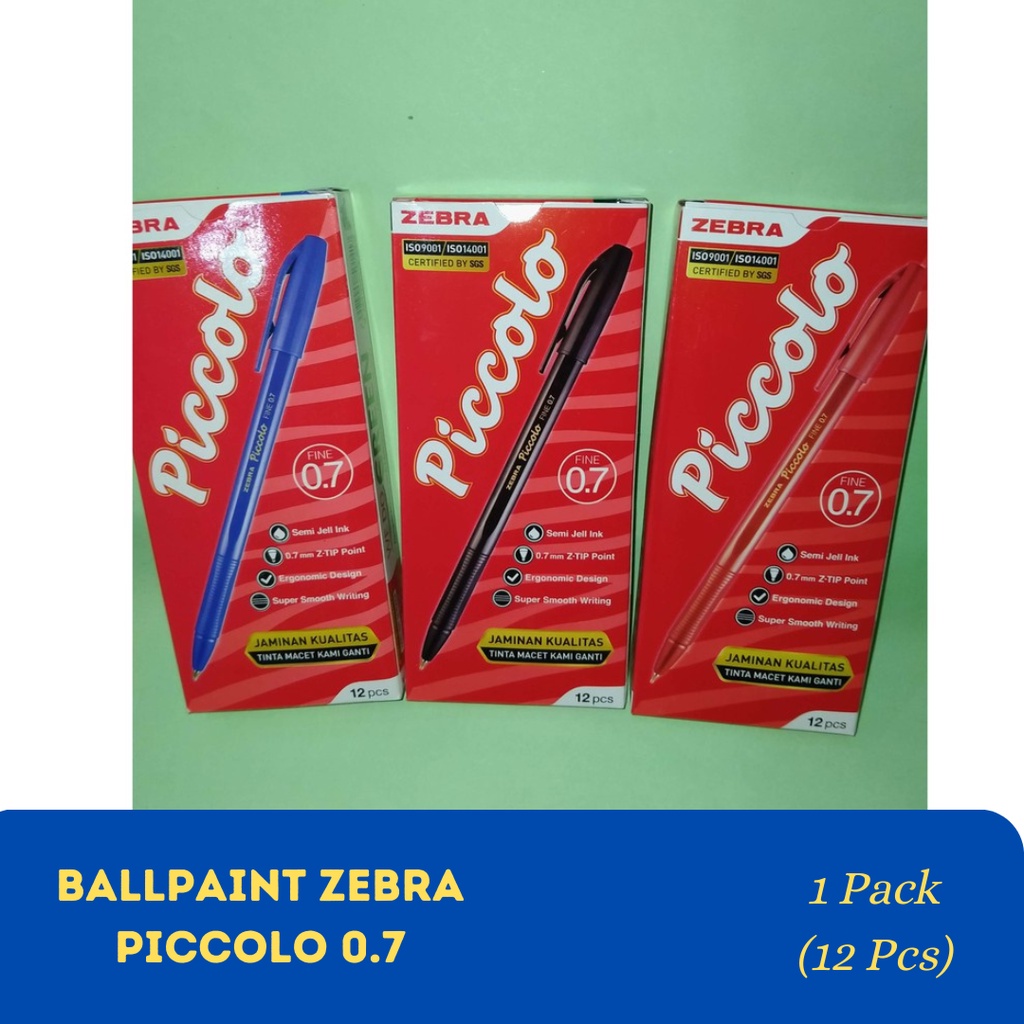 

Pulpen Zebra Piccolo Semi Gel 0.7 Pen Zebra Pena Piccolo Bolpoint 0.7