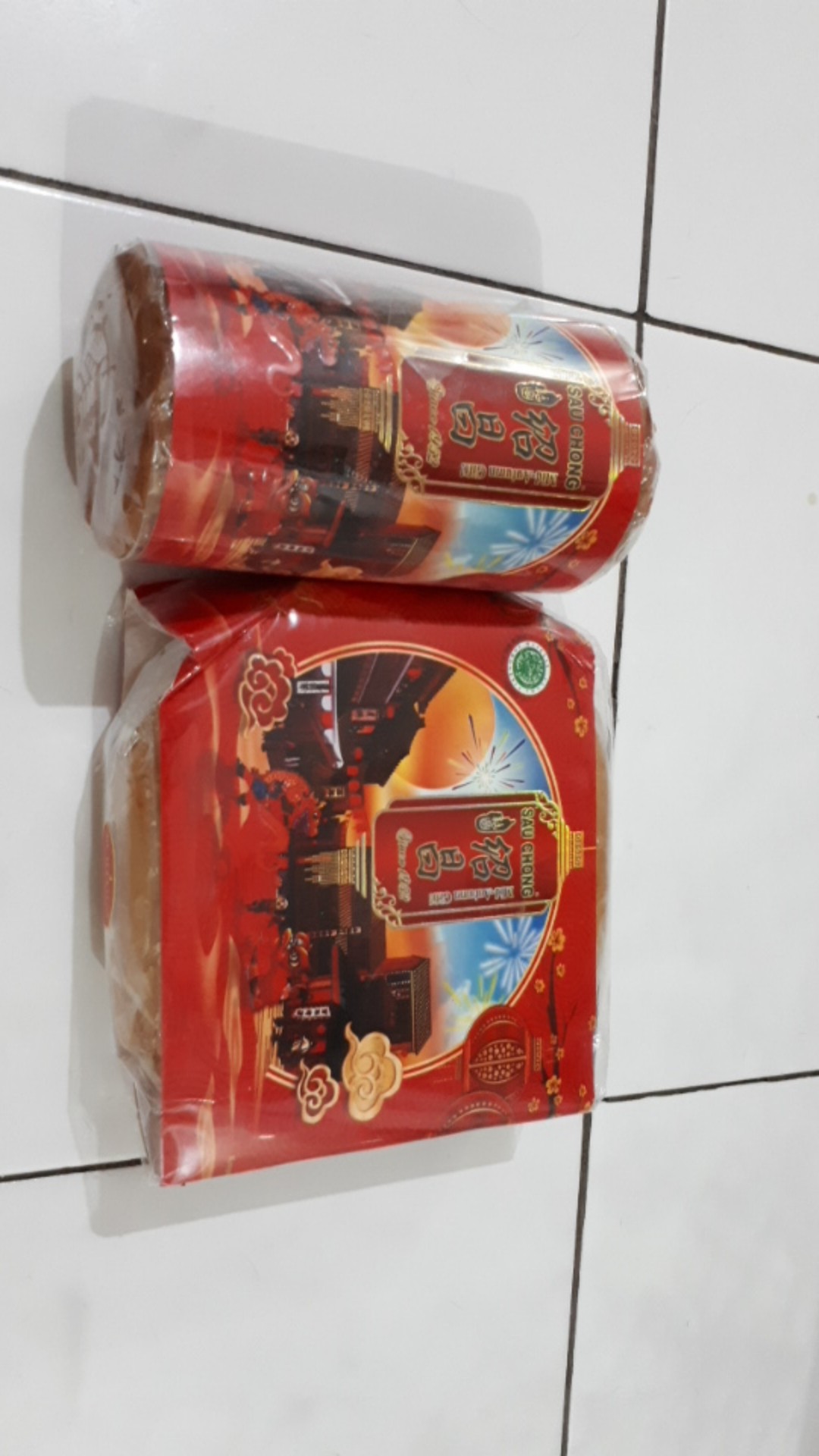 Jiu Pia 4pc Rasa Tausa & Gojin Uk. Jumbo / Mooncake Khas Singkawang / Kalbar