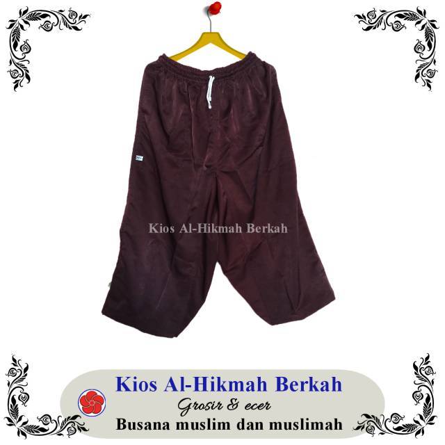 Celana Sirwal Dewasa 2 Saku Ataqy Jumbo di Kios AlHikmah Berkah | Sirwal Celana Ikhwan High Twist