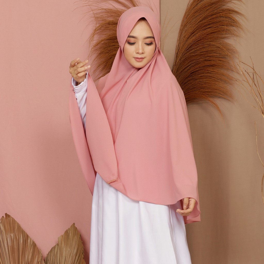 Hijab Bergo Maryam tali Pet Diamond - XL-3
