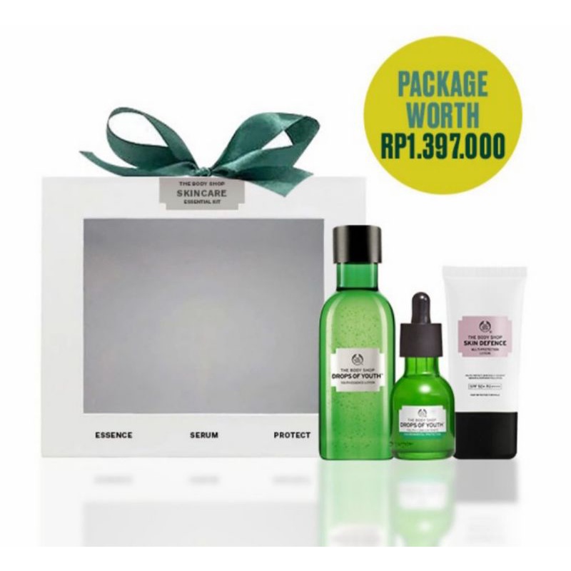 The Body Shop Paket Skincare Essential Drops Of Youth & Light