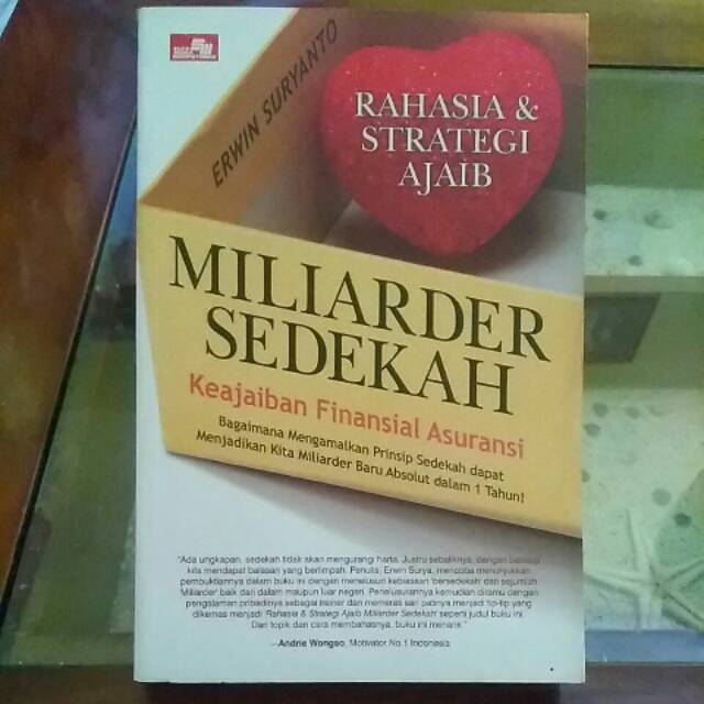 rahasia dan strategi ajaib miliarder sedekah keajaiban finansial asuransi erwin suryanto