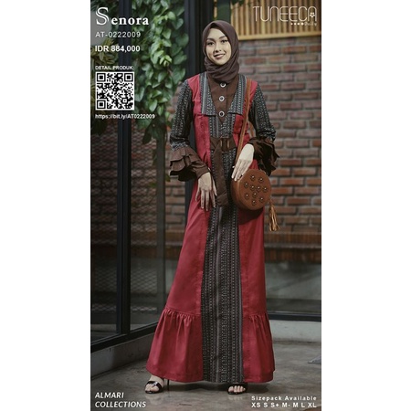 Almari Tuneeca AT-0222009 Arcadia Diskon Sale Promo Gamis Long Dress