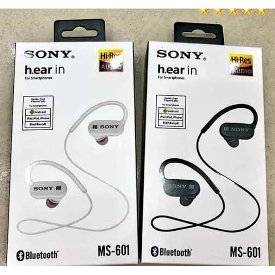 Headset Wireless Sony MS-601 Bluetooth Sport Earphone / Aksesoris Handphone