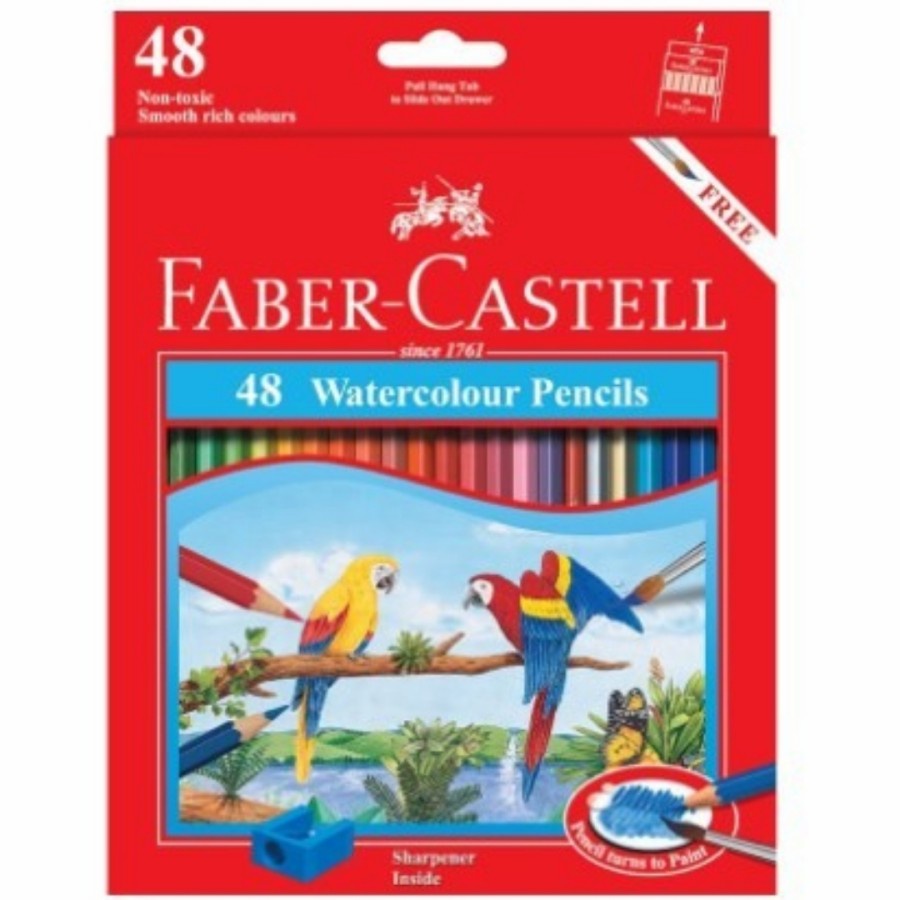 

Pensil Warna Watercolour FABER CASTELL 48 Warna