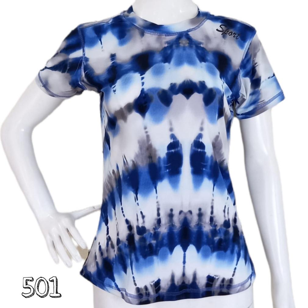 Kaos Senam Wanita/Pakaian Senam Wanita/Atasan Senam Zumba Wanita