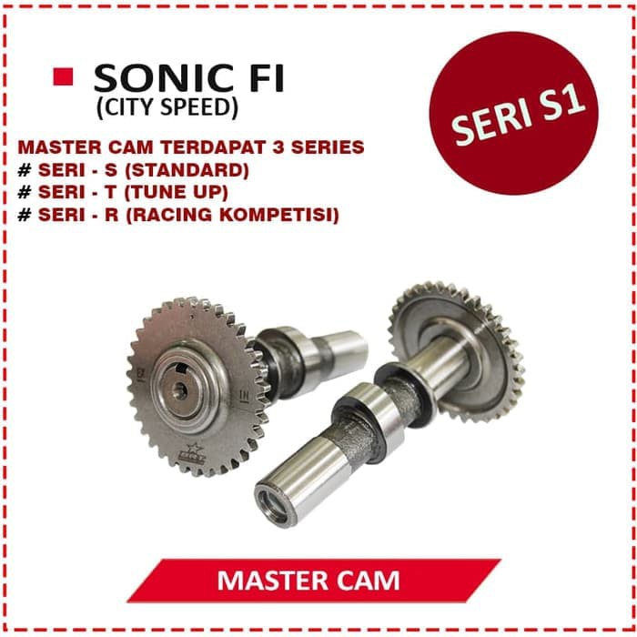 MASTER CAM BRT HONDA SONIC 150 FI TYPE S-1