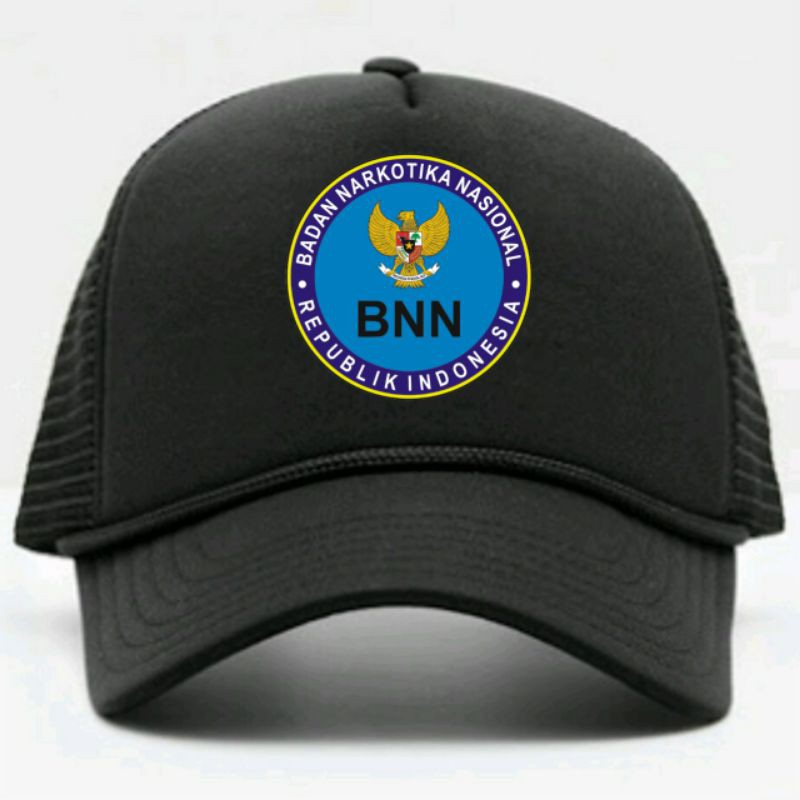Topi Jaring Truker Dan Logo BNN