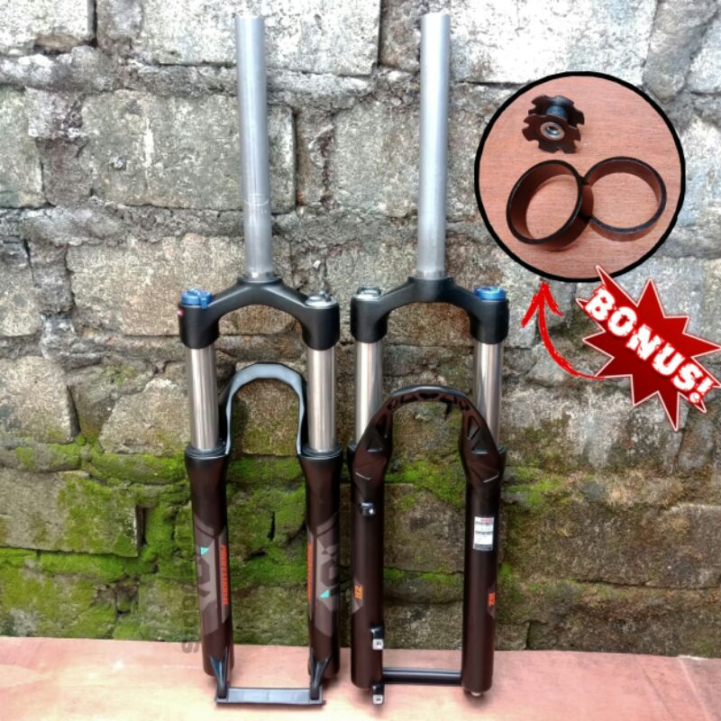 SIDODADI FORK ION 27.5 H2 TITAN BLACK T120 MM NON TAPER LOCK PERLUAS