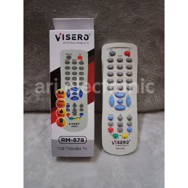 REMOTE TV TOSHIBA 878 VISERO