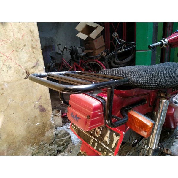 rak belakang honda c700 honda c86 back rack honda c700 honda c86 supercup superkap behel belakang