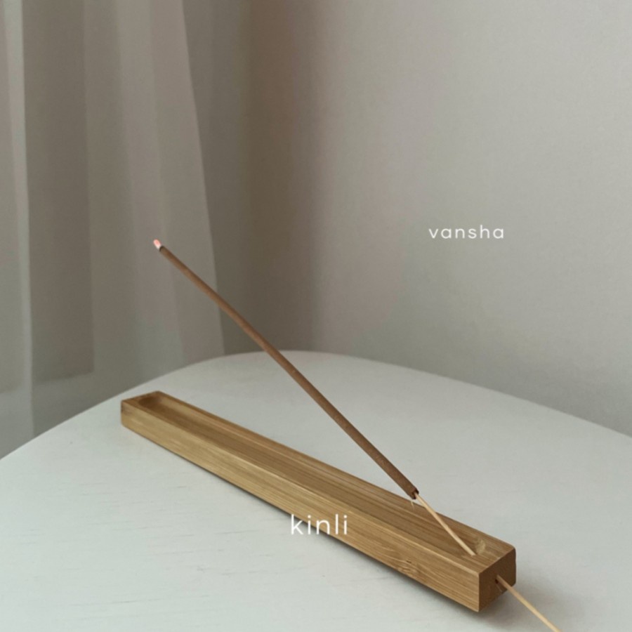 vansha bamboo incense stick holder tempat dupa bambu