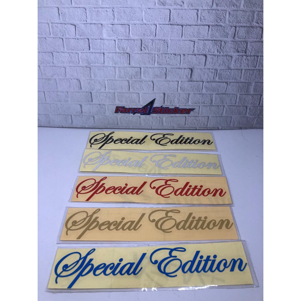 stiker special edition