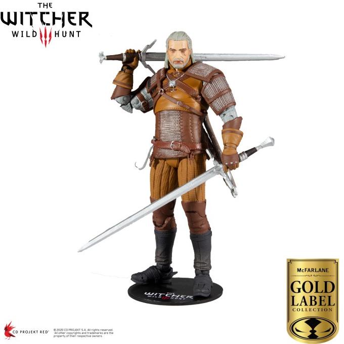 Terlaris Action Figure The Witcher 3 Mcfarlane Geralt Of Rivia Eredin Breacc