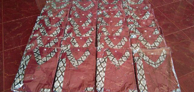 Baju Koko Pria Muslim Emas Lengan Panjang Busana Muslim Seragam Big Ramadhan Sale 5.5