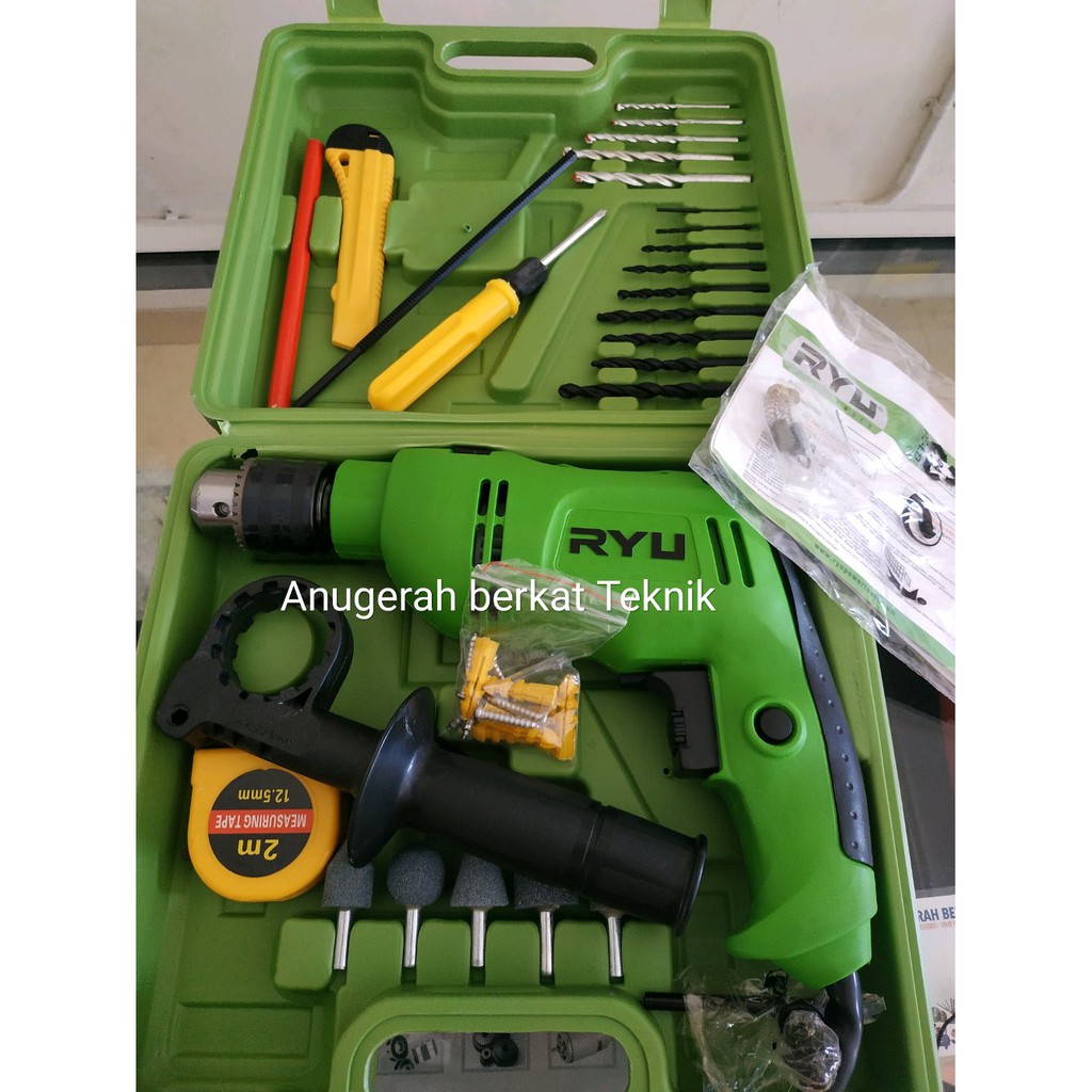 PAKET LENGKAP MESIN BOR BETON TEKIRO RYU 13 MM MATA BOR