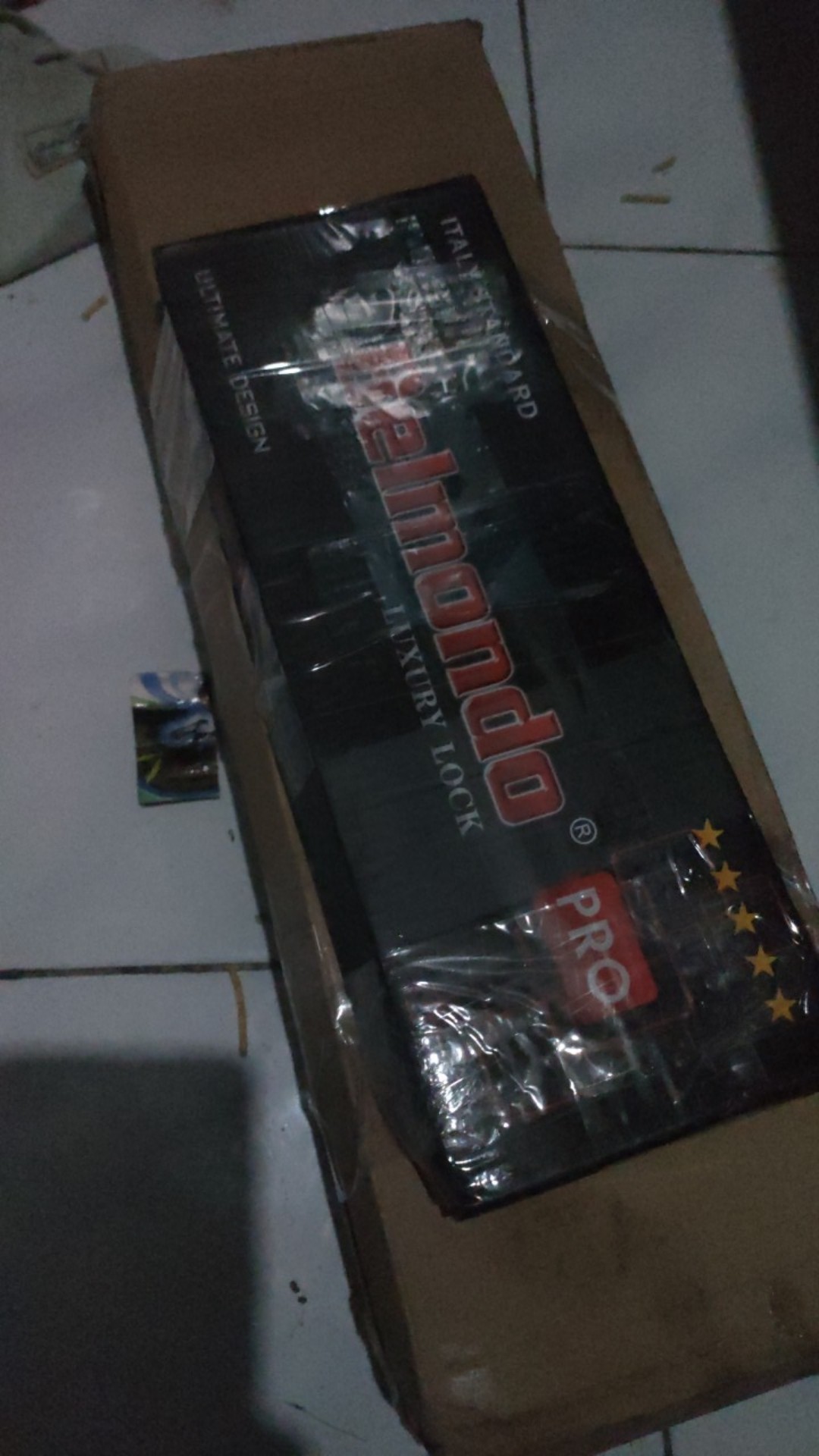 Handle Pintu Baut Tembus Stainless 43cm 2set + Body Pelor