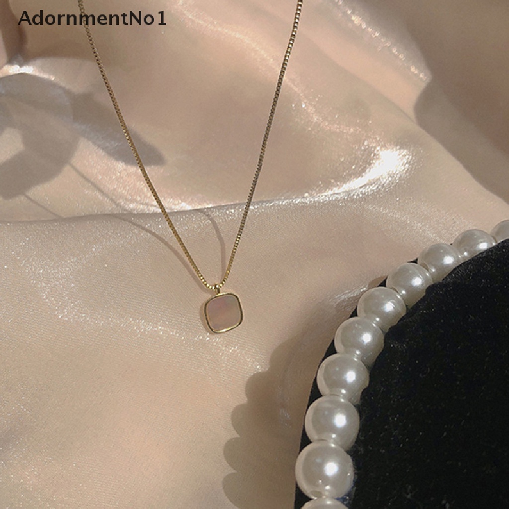 (AdornmentNo1) Kalung Rantai Dengan Liontin Hati + Berlian Imitasi Untuk Wanita