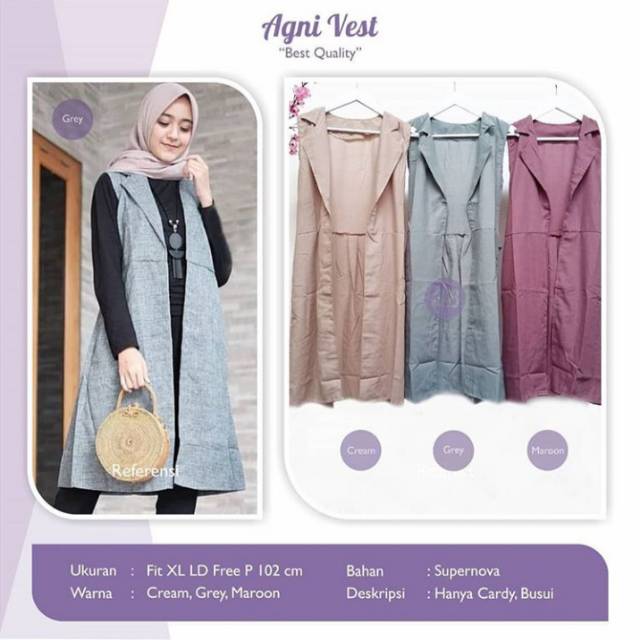 Outerwear Murah agni vest