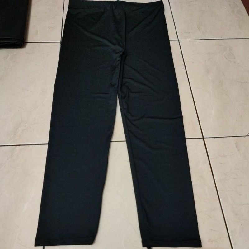 Celana legging panjang polos wanita bahan spandex fit s sampai jumbo