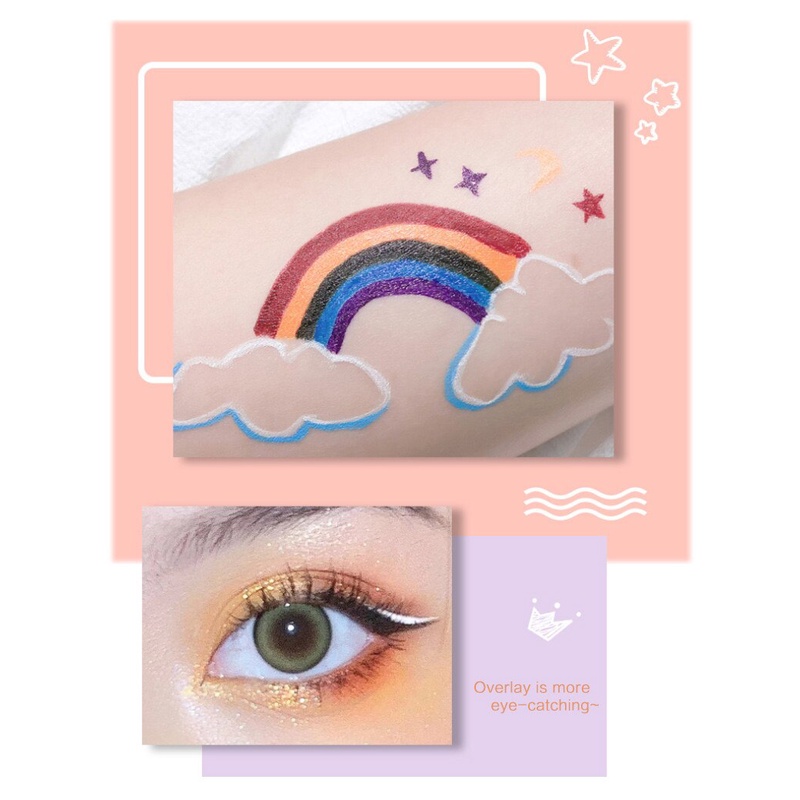 CSP089 - NOVO Rainbow Color Xpress Eyeliner Warna Make Up