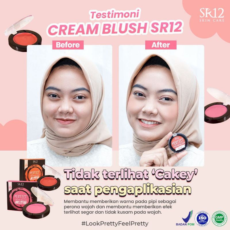 Perfect Cream Blush SR12 - Blush On Perona Pipi