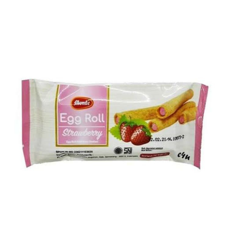 

MONDE EGGROLL STRAWBERRY STICK 35 GRAM 1X10