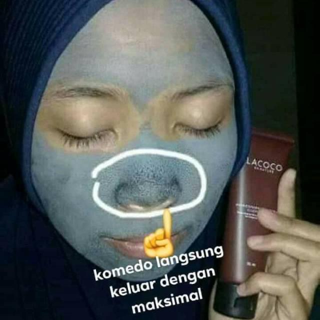 Lacoco charcoal mask.. Nasa..