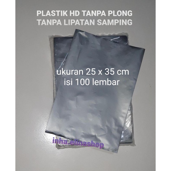 PLASTIK PACKING ONLINESHOP HD TANPA PLONG 25 X 35 cm / PLASTIK HD TANPA PLONG PLASTIK OLSHOP