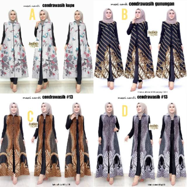 Maxi cardi batik Allsize Ld 100 Pb 135