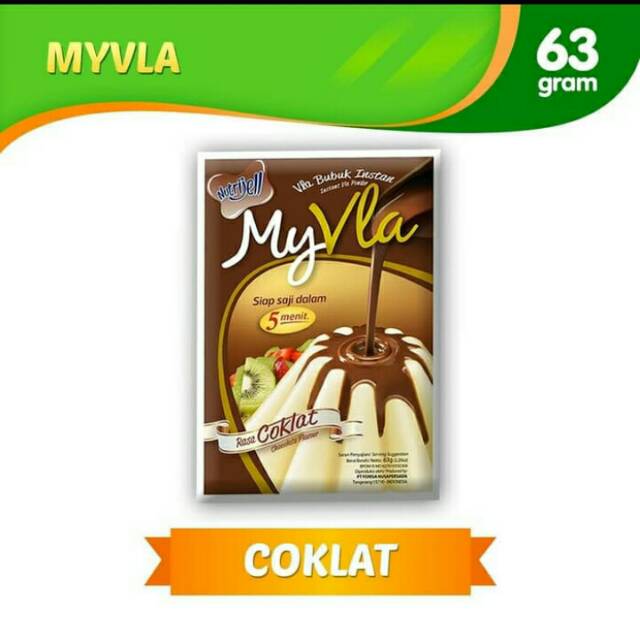 

Nutrijell myVLa bubuk instan rasa coklat/vanila