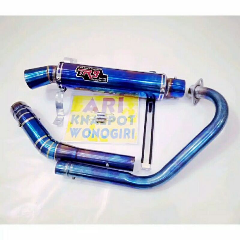 knalpot R9 bluemoon satria Fu fi GSX Vixion R15 Scorpio Jupiter MX king CBR