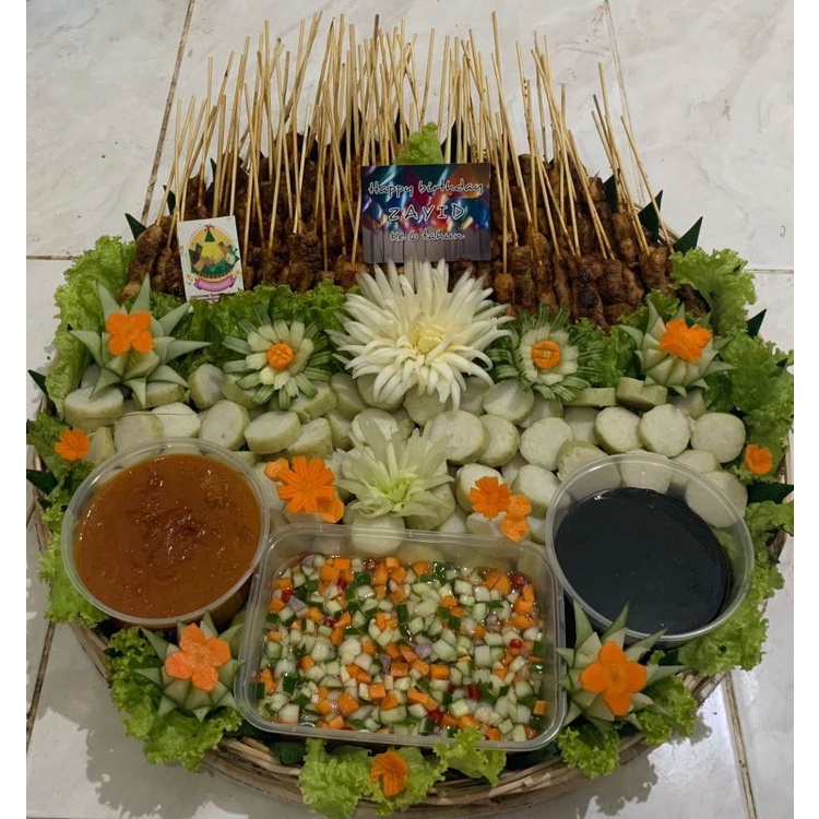 

Sate Tumpeng